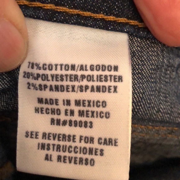 L E I. Blue Jean Capris Sz 11 Juniors - Picture 6 of 8